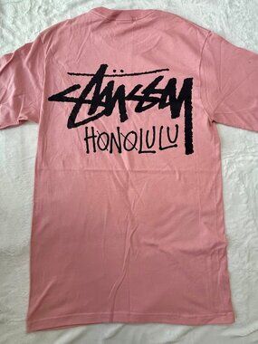 Stussy Honolulu Chapter Coral Cut Tag T-Shirt